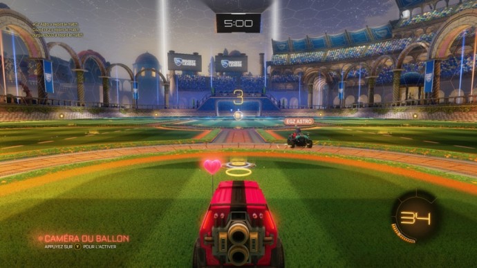 Coup d'envoi dans Rocket League