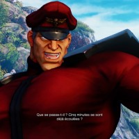 Street Fighter V Bison se moque de son adversaire