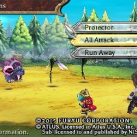 Une phase de combat dans The Legend of Legacy