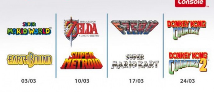 Planning à venir des jeux Super Nintendo sur New 3DS