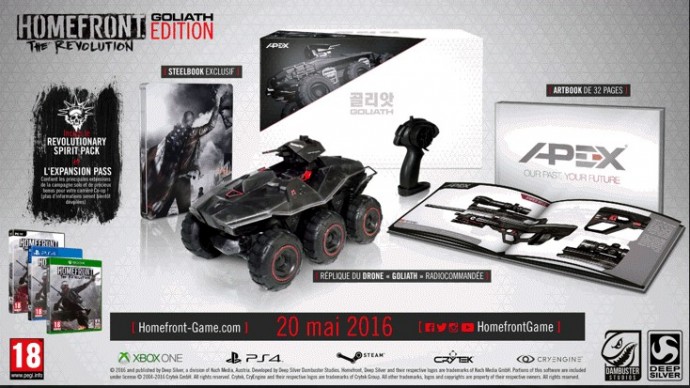 Aperçu de l'édition Goliath de Homefront The Revolution