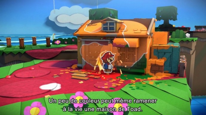 Maison à repeindre Paper Mario : Color Splash