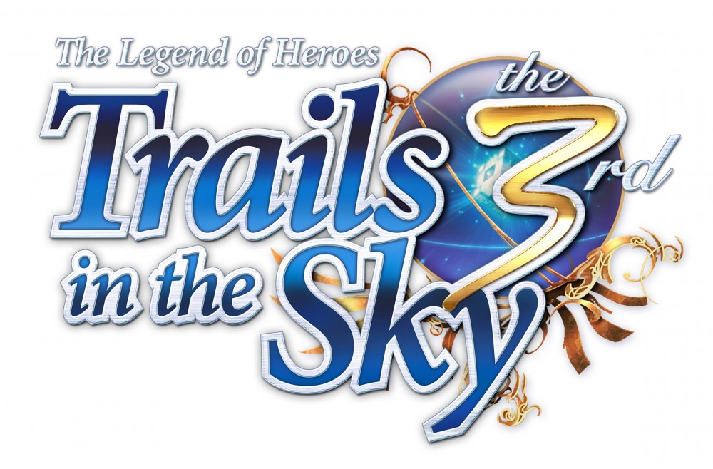 The Legend of Heroes: Trails in the Sky 3 Logo sur fond blanc