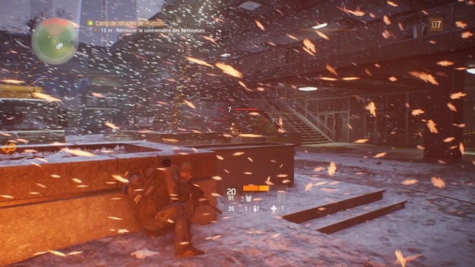 The division offre de beaux effets de particules