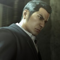 Yakuza 0 gros plan sur le visage de Kazuma