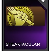 L'emblème Steaktacular dans Halo 5: Guardians - Ghosts of Meridian