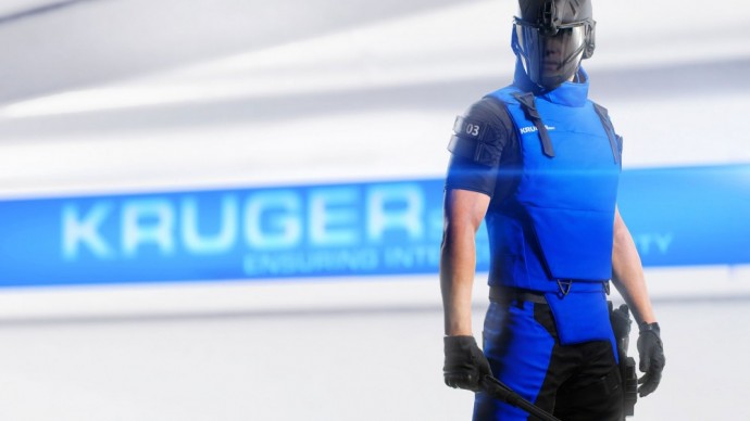 Un Protecteur de la KrugerSec dans Mirror's Edge Catalyst