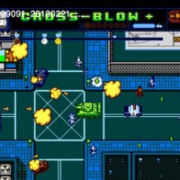 Retro City Rampage scène de combat urbain