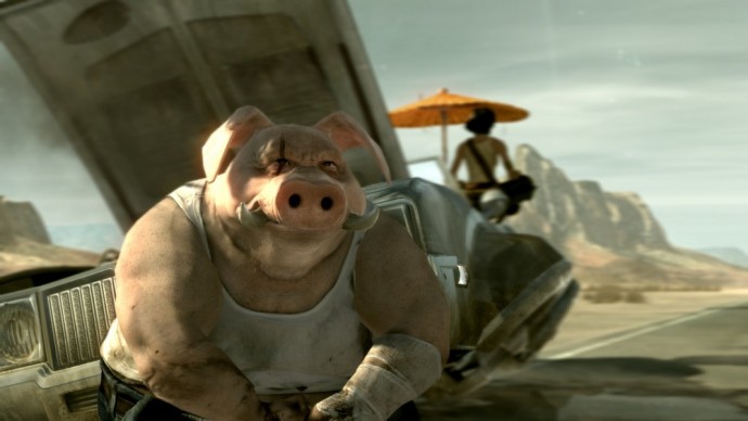 E3 2017 - Beyond Good and Evil 2 Les deux personnages principaux se prélassent