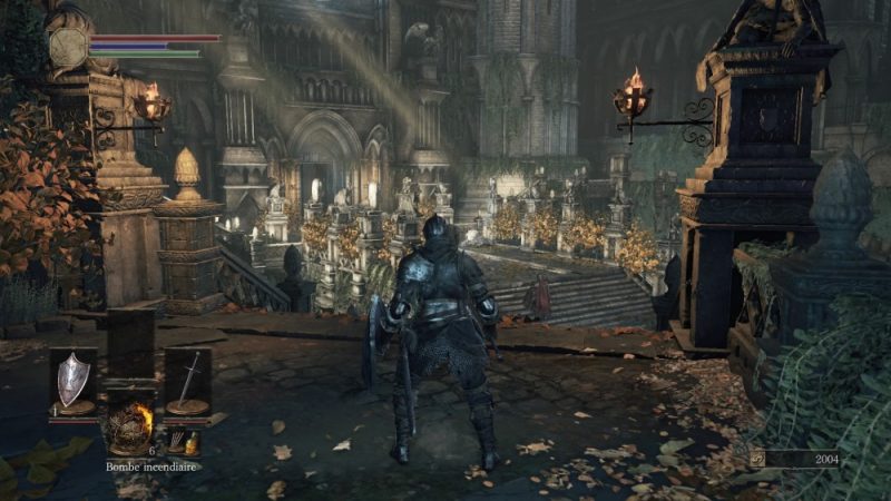 Dark Souls 3 - morteflamme en marche