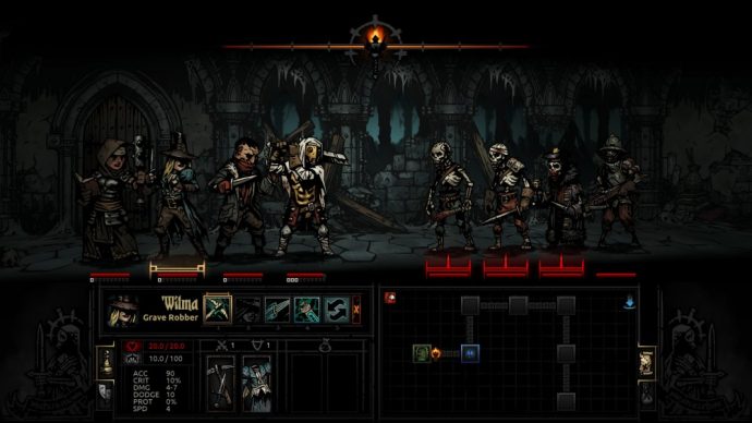 Gameplay du jeu Darkest Dungeon