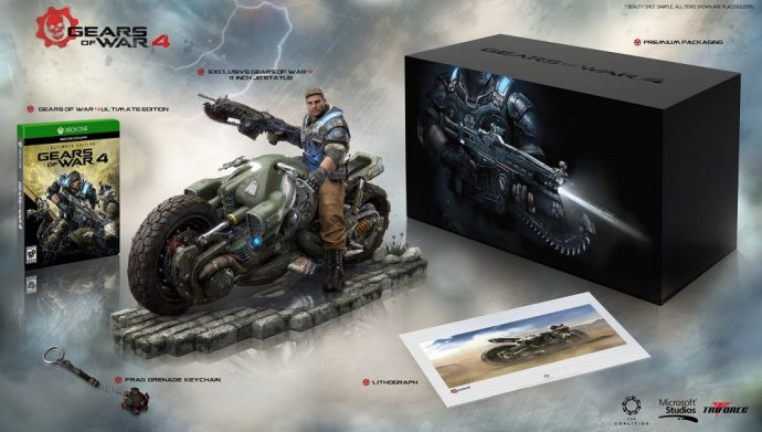 Gears of War 4 contenu de l'édition collector