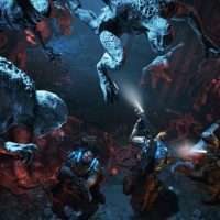 Gears of War 4 locustes attaquent groupe de héros