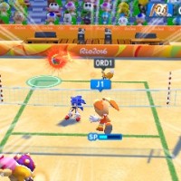 Beach volley dans Mario & Sonic aux Jeux Olympiques de Rio 2016