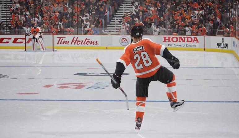 Giroux dans NHL 17