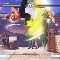 Screenshot de Guile, personnage de Street Fighter V