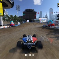 Une formule 1 dans TrackMania Turbo