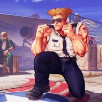 Guile est accroupi