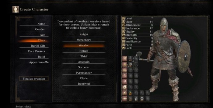 Dark Souls 3 classes