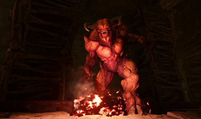 Des monstres très amicaux dans Doom