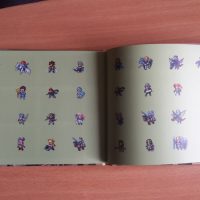 Les logos des personnages dans l'artbook