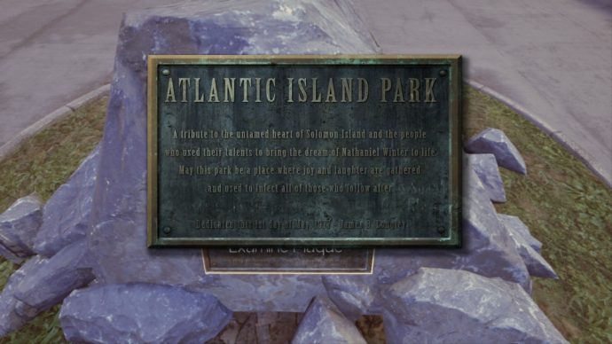 The Park plaque