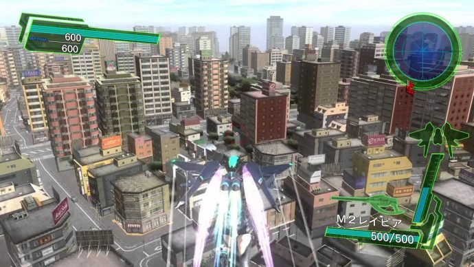 Earth Defense Force 4.1 Wing Diver en plein vol