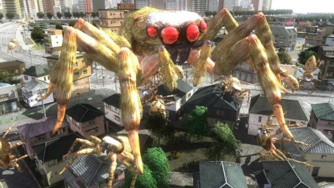 Earth Defense Force 4.1 araignée géante