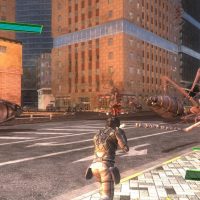 Earth Defense force 4.1 combat urbain