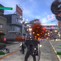 Un robot dans la ville dans Earth Defense Force 4.1: The Shadow of New Despair