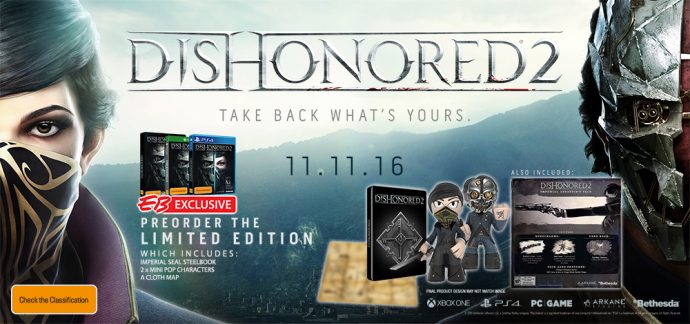 Dishonored 2 édition limitée 