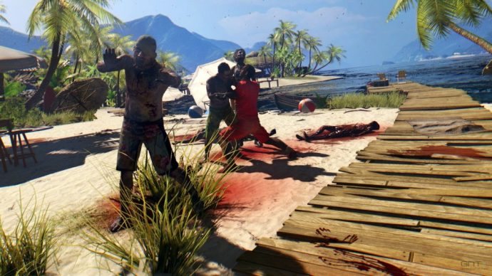 Dead Island survivant dévoré par des zombies