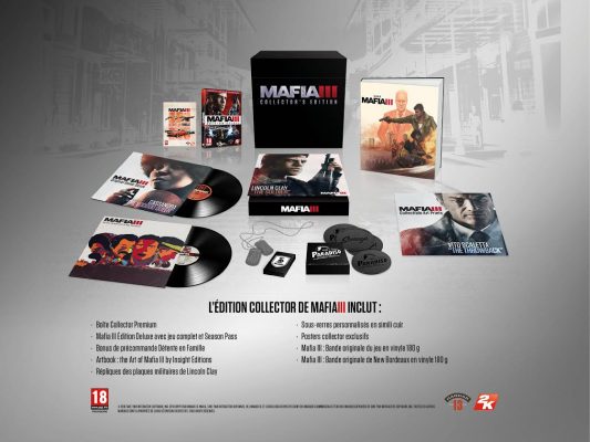 Voila ce que renferme l'édition collector de Mafia 3