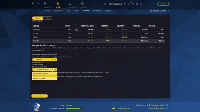 La recherche et développement de Pro Cycling Manager 2016