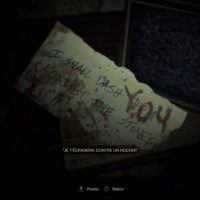 Resident Evil 7 Teaser Beginning Hour - message