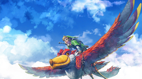 Link sur son destrier volant