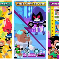 Teeny Titans différents écrans de jeu