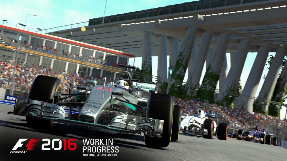 Rendu graphique du jeu F1 2016