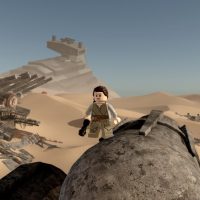 Rey sur Jakku LEGO Star Wars Le réveil de la Force