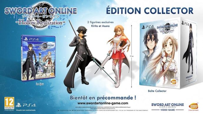 Sword Art Online Hollow Realization collector européen