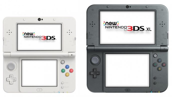 Console portable new nintendo 3ds standard blanche et XL noire