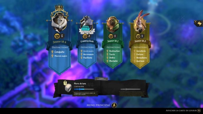 Armello vainqueur et perdant