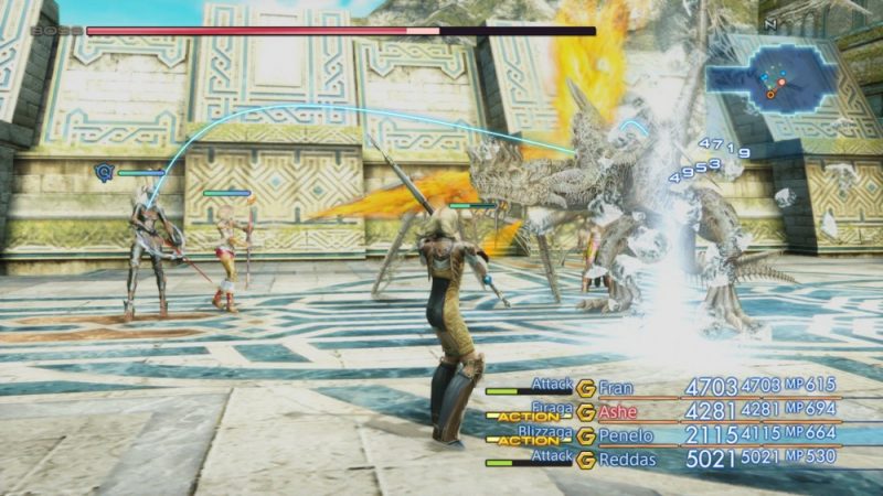 Final Fantasy XII The Zodiac Age combat