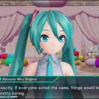 Dialogue dans Hastune Miku : Project DIVA X