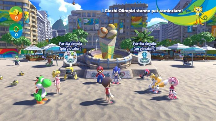 Mario & Sonic aux Jeux Olympiques de Rio 2016 - Plage Hub