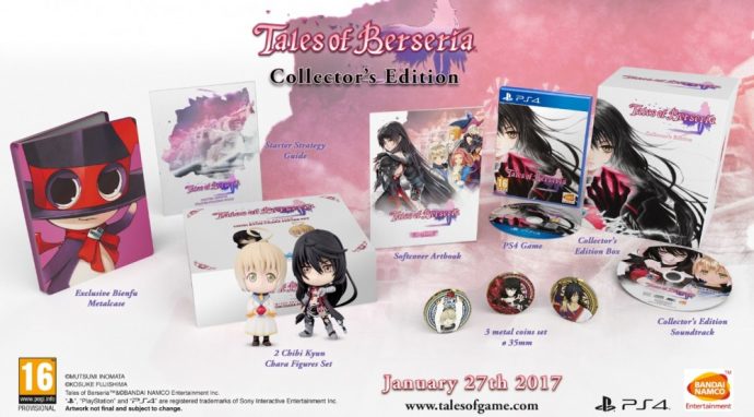 Tales of Berseria collector européen