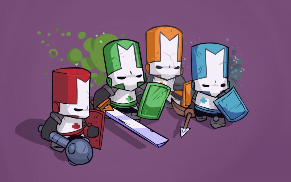 Castle Crashers Remastered quatre héros