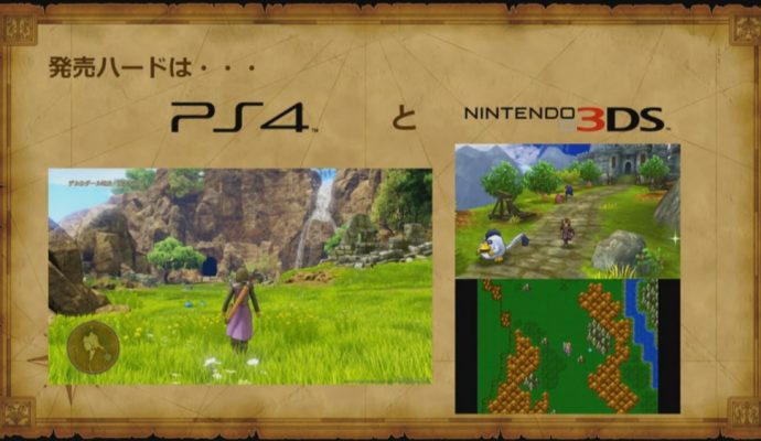 Dragon Quest XI overview des versions ps4 et 3ds