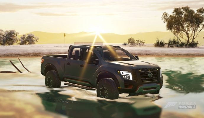 Nissan Titan Forza Horizon 3 Blizzard Mountain