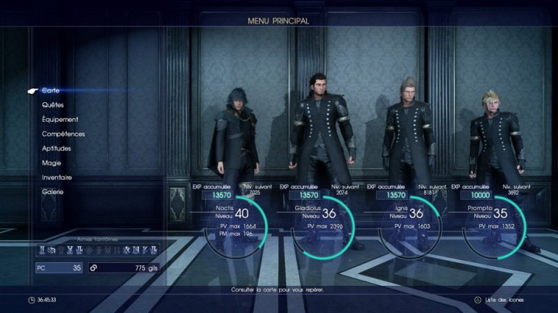 Test Final Fantasy XV - New Game Plus (17)